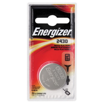 Батарейка energizer cr2430-1bl li 3v 1шт