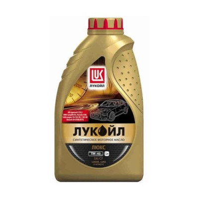 Масло мотор. lukoil lux 5w40 синт. 1л