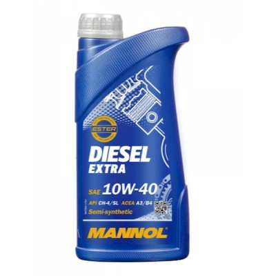 Масло мотор. mannol diesel extra 10w40 п/синт. 1л