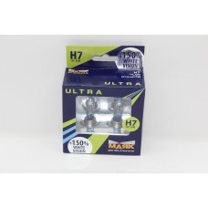 Лампа маяк ультра h7 55/60 12v  white vision+150%