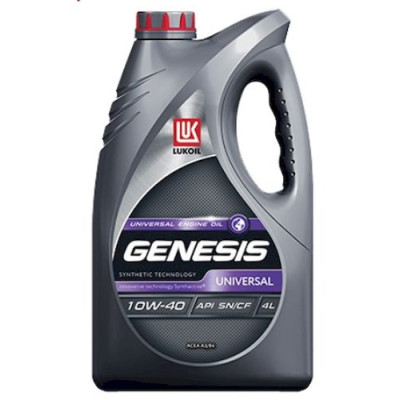 Масло мотор. lukoil genesis universal 10w40 п/синт. 4л