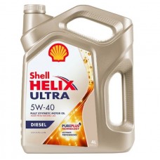 Масло мотор. shell helix ultra diesel 5w40 синт. 4л