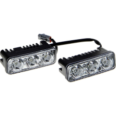 Ходовые огни led квадратные 2шт. мини