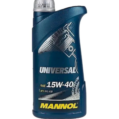 Масло мотор. mannol universal 15w40 1л