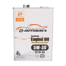Масло мотор. autobacs engine oil syntetic 5w30 4л