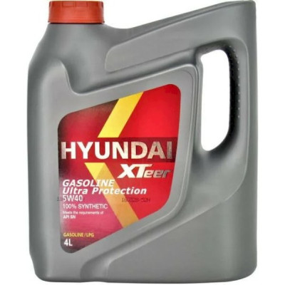 Масло мотор. hyundai xteer ultra protection 5w40 синт. 4л