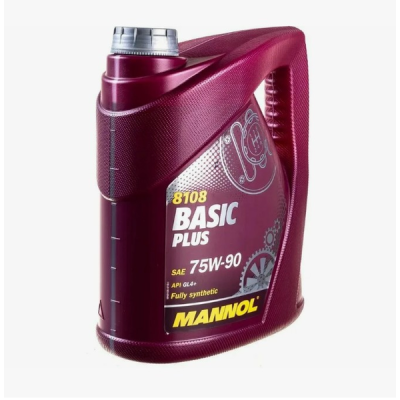 Масло транс. mannol basik plus 75w90 gl-4+ синт. 4л