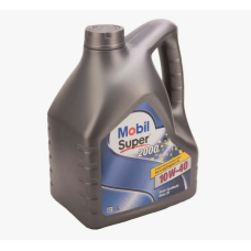 Масло мотор. mobil super 2000 10w40 п/синт. 4л (рус)