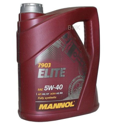 Масло мотор. mannol elite 5w40 синт. 4л