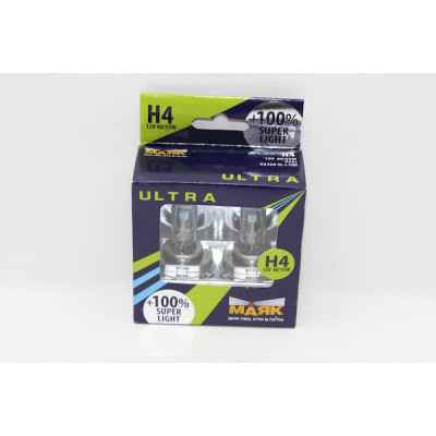 Лампа маяк ультра h4 super light +100%