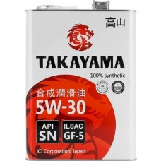 Масло мотор. takayama 5w30 синт. 4л метал.