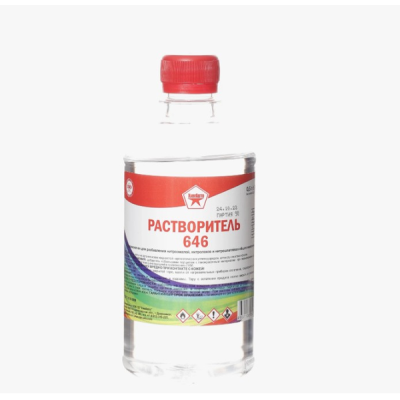 Растворитель хим авто 646 0,5л