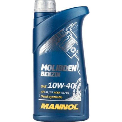 Масло мотор. mannol molibden benzin 10w40 п/синт. 1л