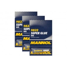 Клей гелевый супер mannol 3гр