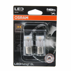 Лампа osram py21w 12v 1,3w bau15s ledriving смещ.цоколь