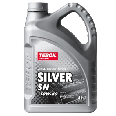 Масло мотор. teboil silver SN 10w40 п/синт. 4л